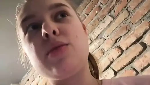 Public natural tits play and Nipple clamps