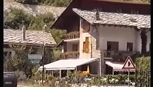 Two Vintage Busty MILFs with Hairy Pussy Fucked and Cummed in Mouth by a Big Cock