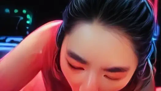 Gerçek hayattaki anime kız arkadaş büyük zenci yarağını emiyor - bakış açısı oral dölleme ile sakso