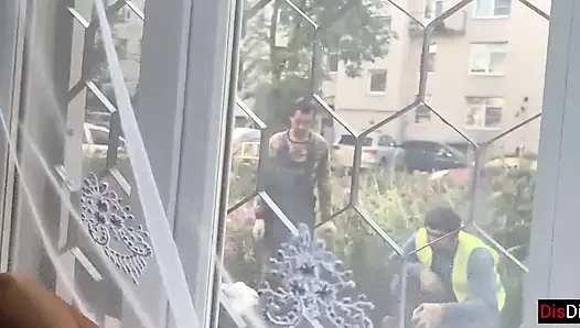 Seks karısı - kocam dışarıda çalışırken beni sik