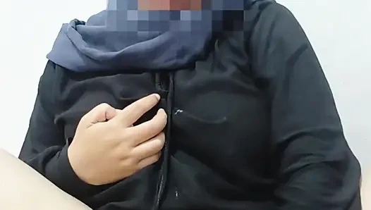 beautiful sister wearing a hijab