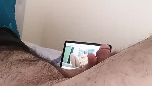 Cybersex, web'de birbirimizi izlerken kamerada bekleyemeyiz ve mastürbasyon yapıyoruz