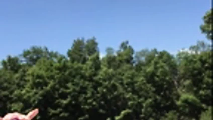 Pazartesi günü bahçede