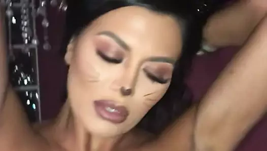 Seksi göt twerk ve göt süte damlatılmış