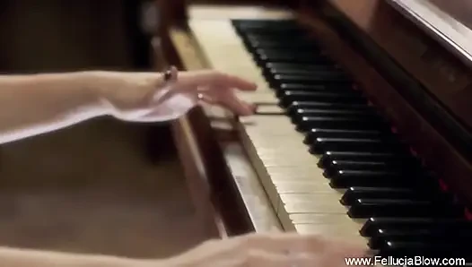 Ekranda şehvetli oral beceriler