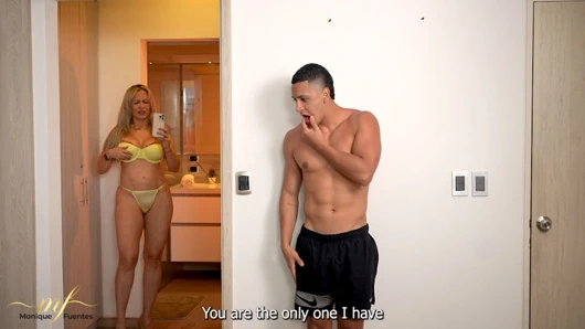 Üvey oğul aldatılan üvey annesinin sırrını keşfediyor - Monique Fuentes ve Max Betancur.