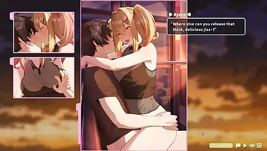 Hentai oyunu - summer clover - dönme domaltarak seks - sarışını dönme dolapta sikiyor