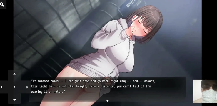 Nightwalk!Hentai game gameplay! Exhibitonist virgin girl masturate in public and got caught and fucked.