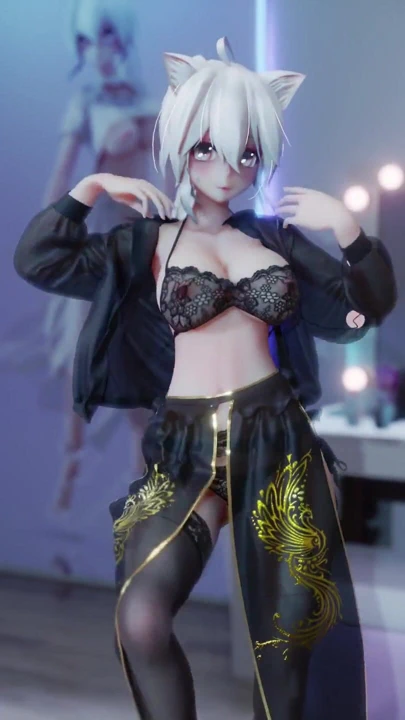 【Zayıf ses】Büyük göğüsler arka arkaya dört dans ediyor | Klip 2