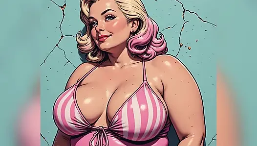 Tombul bikini güzelleri sanatı