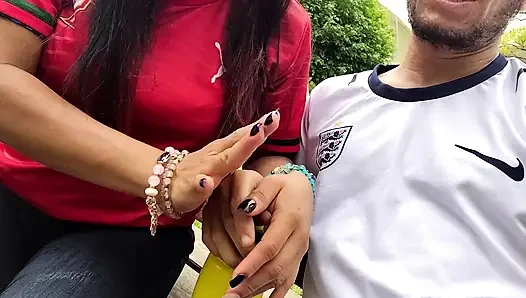 The park ranger is convinced to help a sweet fan from Spain.
