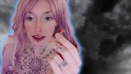 Giantess v0re bakış açısı fantezi peri dev kadın yüksek cal insan avlarını yutuyor - boğaz şişkinlik yutuyor ve sindirme azdırıyor!