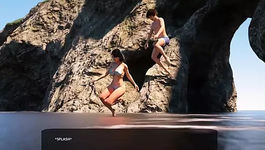 Orta yaşlı seksi kadın şehir bölüm 97 linda ile plajda loveskysan69