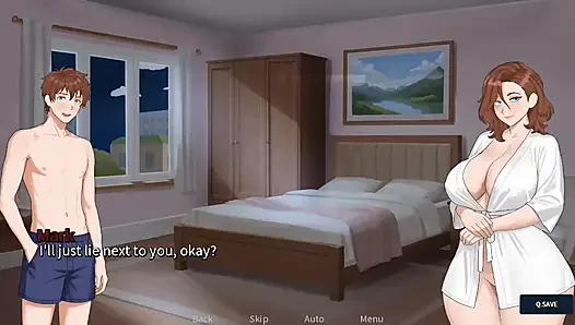 Seksi büyük memeli büyük götlü Lena sabahın erken saatlerinde büyük yarağı ovuyor - oyun
