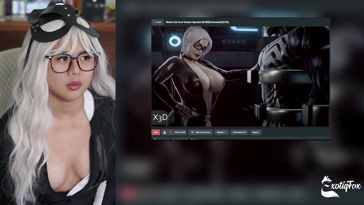 Bu seksi kitty orta yaşlı seksi kadın venom tarafından döllenmeyi seviyor - exotiqfox solo gooner kız mastürbasyon porno tepkisi sakso