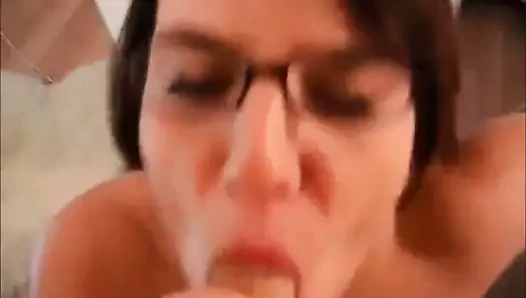Geile Sau mit Brille