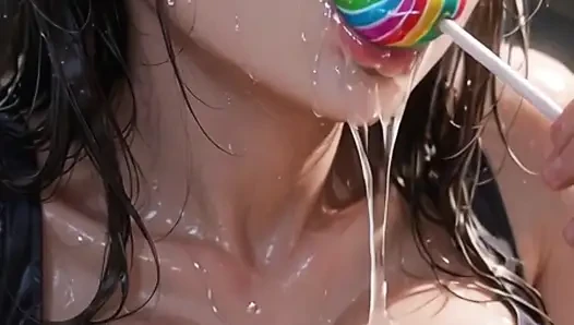 Lolipop yalama derlemesi, 3 boyutlu anime