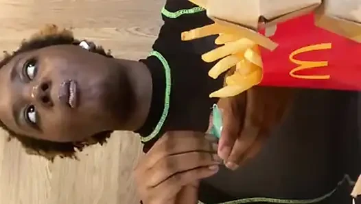 Public McDonald's Mukbang