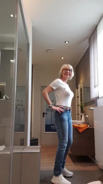 Caught while nude at work in public