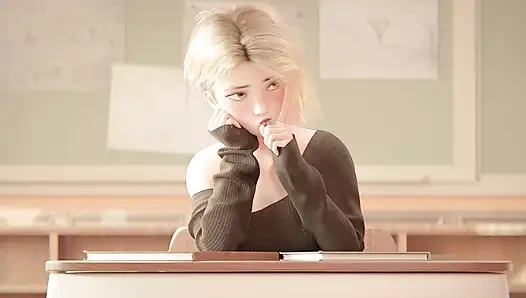 Sevimli Gwen Stacy için üniversite sınıfında tatlı ve ıslak rüyalar - animasyonlu porno (2026)