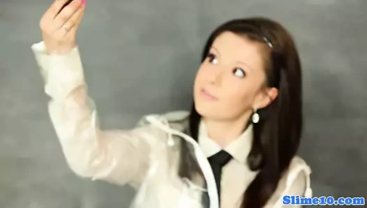 Bukkake kapalı bebek pussyrubs at gloryhole