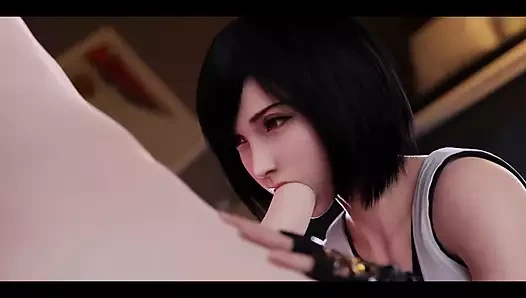 Tifa büyük bir yarağı yalıyor