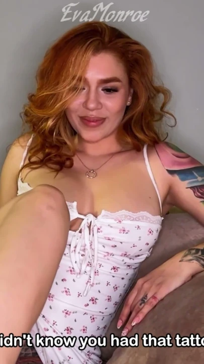 Busty redhead stepsister Eva Monroe cheats on her boyfriend | Clip 1