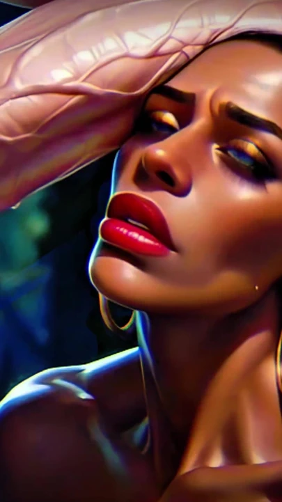 Büyük memeli ve götlü zenci tanrıçalar - beyaz yarak ibadeti: karanlık asmr ve aşırı kontrast (4k ai animasyonlu porno) | Klip 2