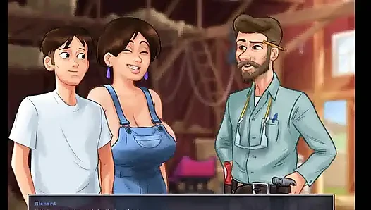 Yaz mevsimi efsanesi: orta yaşlı seksi kadın daha fazla sağım için hazır ep 134