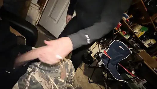 Sneaky Garage Sex, Peeing and Amazing Orgasm