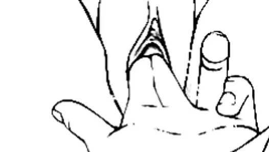 Çift mastürbasyon, parmaklarım çok ıslak güzel kedisinden çıkıyor