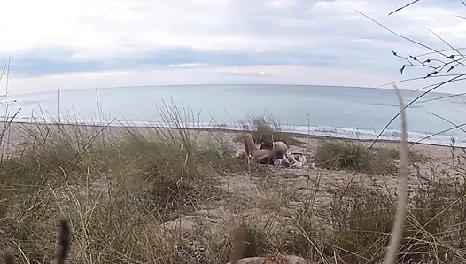 Fransız öğretmen sürtük çıplak plajda amatör sakso çekiyor yabancıyla boşalma - misscreamy