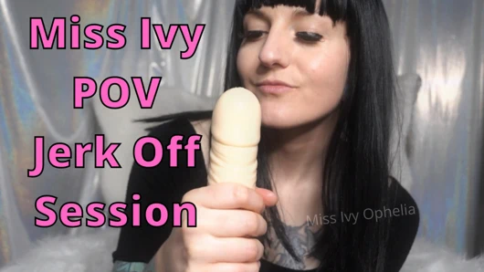 Kadın egemenliği pov mastürbasyon seansı - miss ivy ophelia domme handjob köle eğitimi - dövmeli dominatrix orgazm kontrolünü inkar ediyor