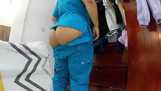 Amatör kamera seksi hemşireyi kaydedıyor