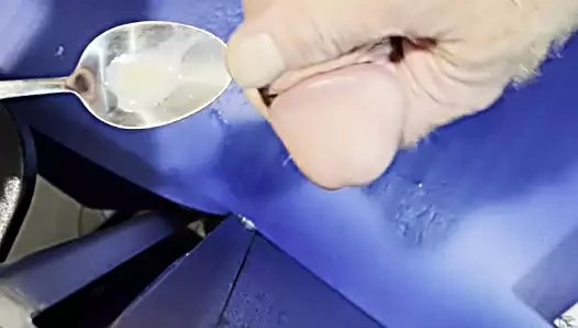 Spooning benim cum içine benim ağız