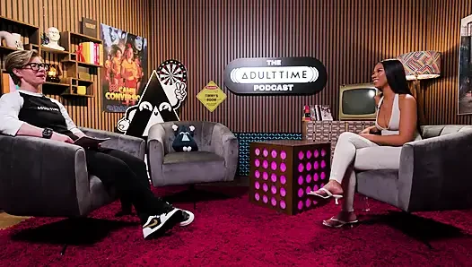 Ameena Green Striptizci kökenleri, osurma videoları ve anime hayranları | Adult Time Podcast