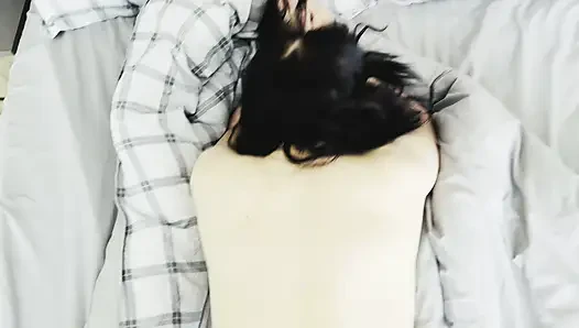 Persuaded the stepmom to the first anal! Cute sweet ass