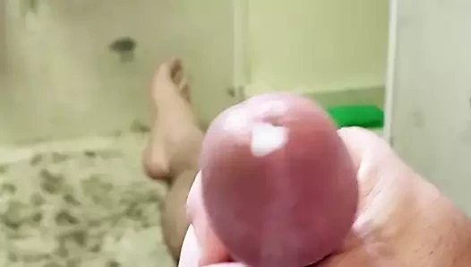 Big cumshot jerk