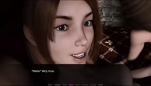 Bir şövalye masalı-üçlü lezbiyen seks