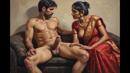 Indian wife and her college worker gang banged load moaning indian desi aunty