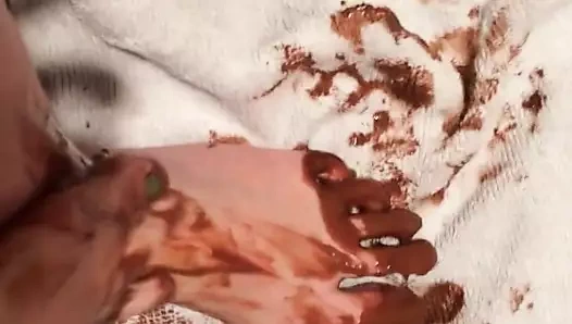 Çikolata dağınıklığı