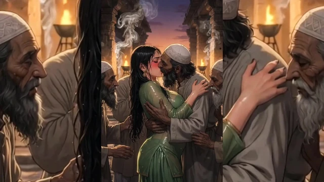 Hintli orta yaşlı seksi kadınlar ve yenge pis müslüman erkekler tarafından tamamen domine ediliyor - halka açık gruplama ve yolsuzluk