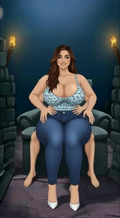 Wife Blanca Caderona Pulls Down Jeans And Slowly Provokes Him XL Booty | Clip 1