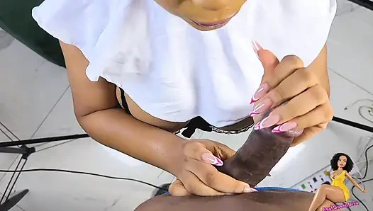 Yaramaz rahibe gırtlağına kadar alıyor