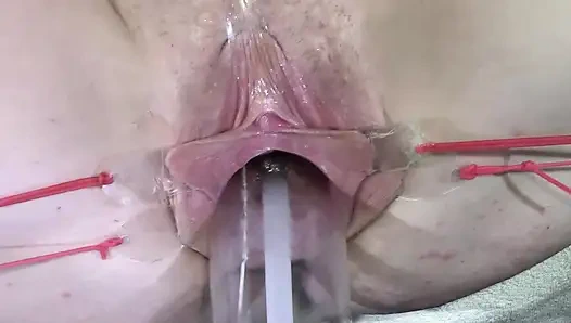 11 Uzağa Yayılmış Vajina Yakın Çekim, Lambayla 1000 Watt Seks