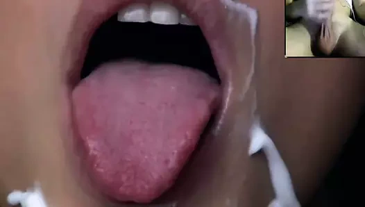 Kıvırcık saçlı civciv seksi vurgun beni web kamerası yüz üzerinde izliyor