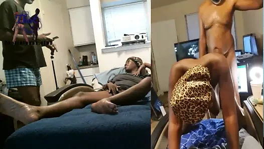 Teksas'ta thot - bayan zenci kadının tombul göğüsleri var ve domaltarak büyük zenci yarağına biniyor - gerçek amatör ateşli orta yaşlı seksi kadın