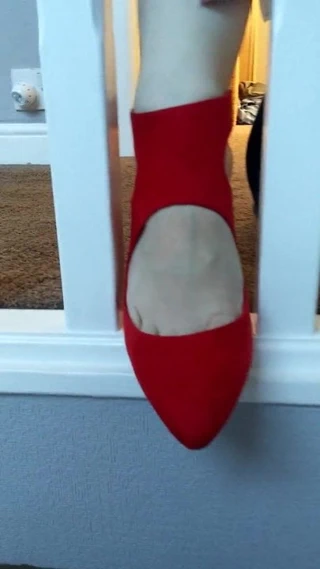 Gfs süet topuklu ayakkabı