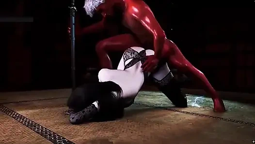 Tanrıça sonsuz tutku: hareket halindeki kıvrımlar - 3 boyutlu animasyon hentai