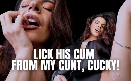 Amcığımdan dölünü yala gavat!